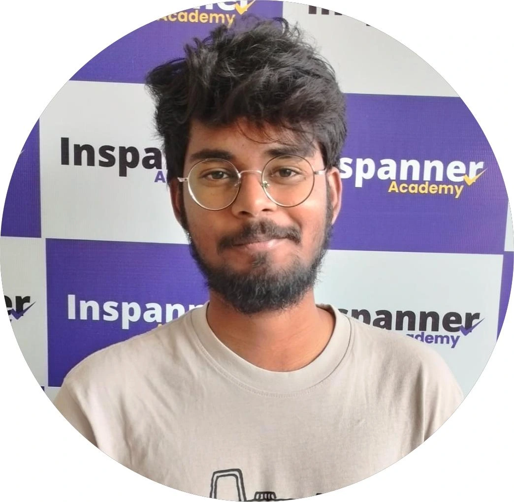 Venkanna placed as Software Developer after Python Full Stack course in Hyderabad